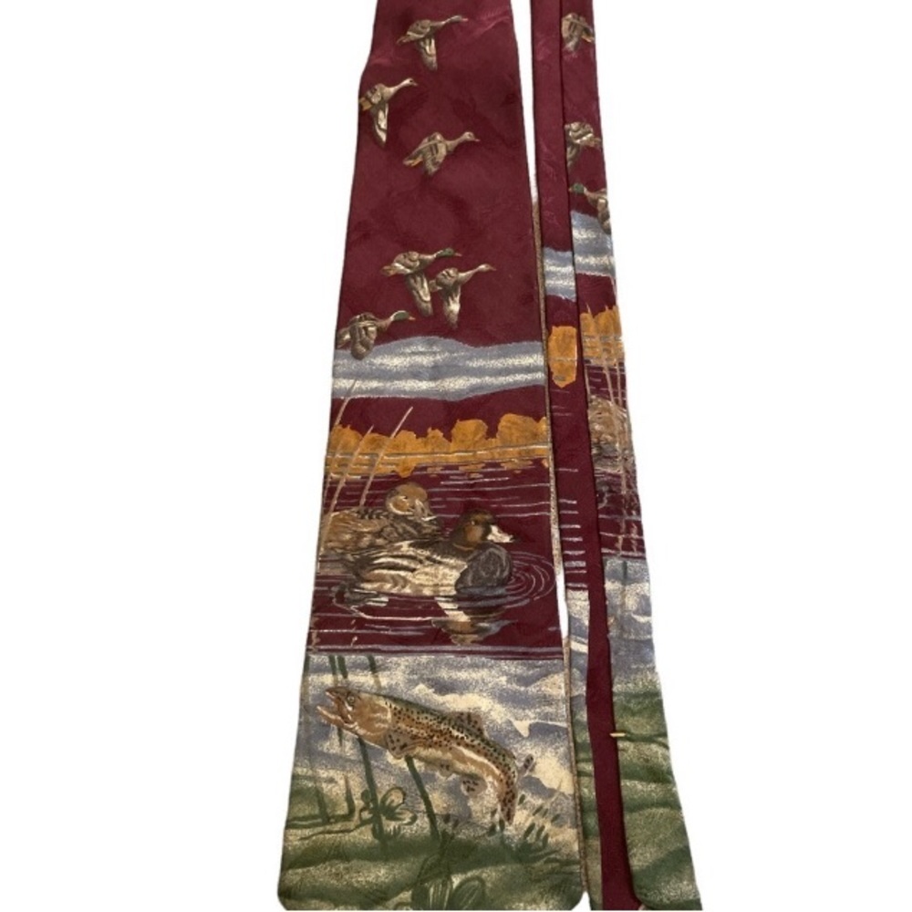 Field & Stream Duck Fish Outdoorsman Tie